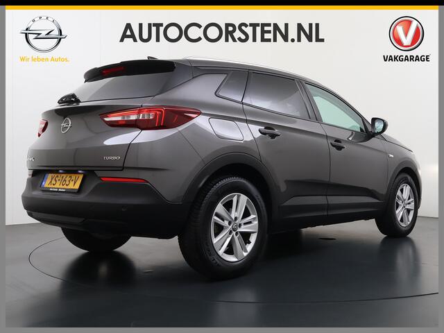 Opel Grandland X 131PK Turbo AGR-Comfort Stoelen Camera Navi Apple Carplay Android Auto Ecc Pdc Business + Lmv Privacy Glas Led Bluetooth Cruise Control Lane Assist Isofix Origineel Nederlandse Auto
