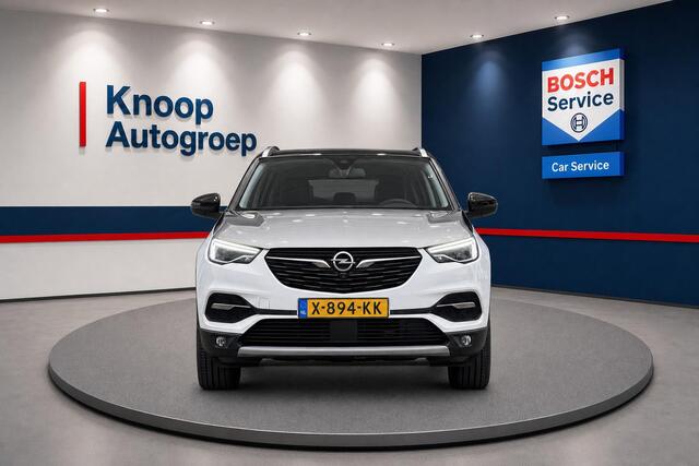 Opel Grandland X 1.6 Turbo Hybrid4 Ultimate | Camera | ACC | Navi | Elektrische achterklep | Clima | Stoelverwarming | Lm velgen | ( Vestiging - Vianen, 0347-371248 )