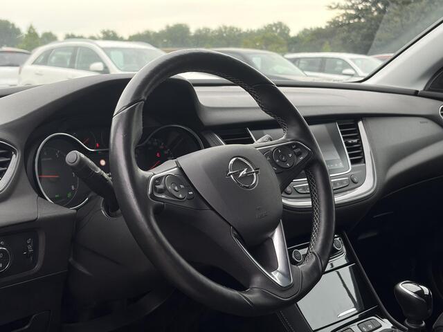 Opel Grandland X 1.2 Turbo Ultimate D-riem vv in 12-2024,1e Eigenaar,360°Camera,Trekhaak,131pk,6 Bak,Navi,Halfleder,Dodehoek,Rijstrooksensor,Keyless,Stoelverw,N.A.P,Apk tot 02-2027