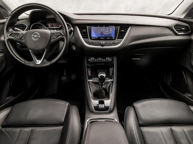 Opel Grandland X 1.2 Turbo Deluxe (MEMORY SEAT, LEDER, STOELKOELING/VERWARMING, APPLE CARPLAY, STOELVERWARMING ACHTER, GETINT GLAS, KEYLESS, TREKHAAK, ELEK ACHTERKLEP, NIEUWSTAAT)