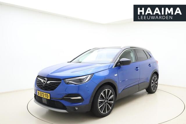 Opel Grandland X 1.6 Turbo Hybrid Elegance Automaat | Lederen bekleding | Stoelverwarming en ventilatie | Electrische achterklep | Keyless | Navigatie | DAB radio