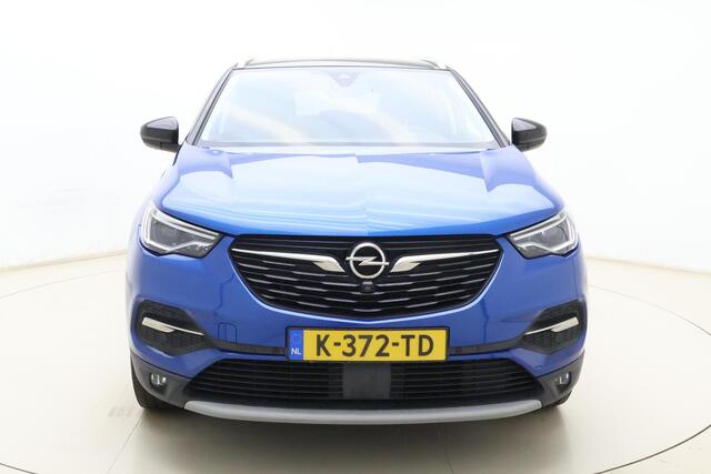 Opel Grandland X 1.6 Turbo Hybrid Elegance Automaat | Lederen bekleding | Stoelverwarming en ventilatie | Electrische achterklep | Keyless | Navigatie | DAB radio