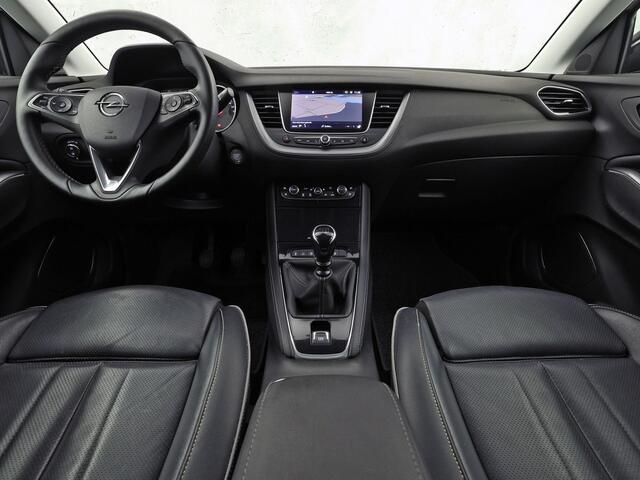Opel Grandland X 1.2 Turbo Innovation Sport (APPLE CARPLAY, STOELKOELING/VERWARMING, MEMORY SEAT, 360 CAMERA, LEDER, GETINT GLAS, STUURWIEL VERWARMD, NIEUWE APK, NIEUWSTAAT)