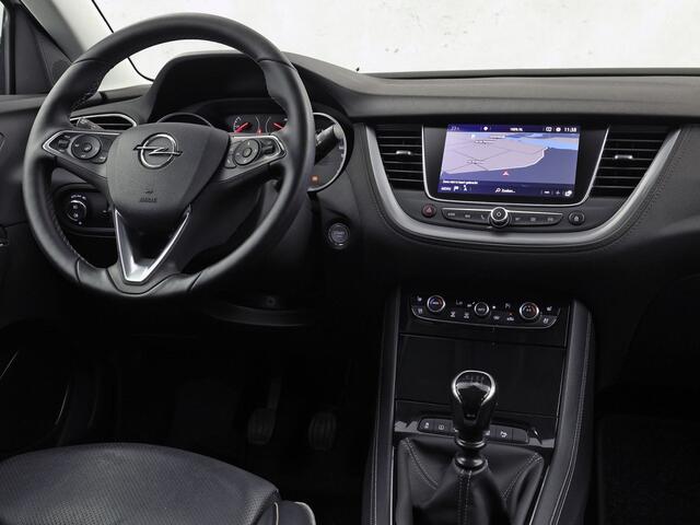 Opel Grandland X 1.2 Turbo Innovation Sport (APPLE CARPLAY, STOELKOELING/VERWARMING, MEMORY SEAT, 360 CAMERA, LEDER, GETINT GLAS, STUURWIEL VERWARMD, NIEUWE APK, NIEUWSTAAT)