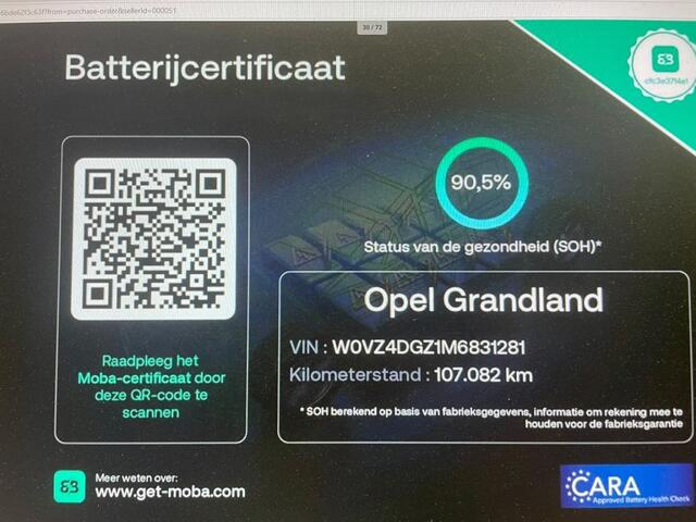 Opel Grandland X 1.6T Hybrid PHEV Elegance - Carplay, Camera, Cruise, Clima, Half Leer – foto 3