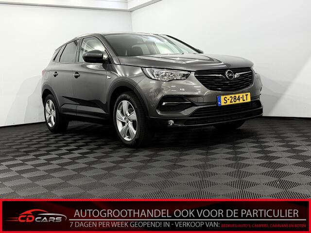 Opel Grandland X 1.2 Turbo Edition 2020 Apple carplay, Parkeersensoren, Airco, Stoelverwarming, Rijstrook correctie, A start stop, Lichtmetalen velgen, Cruise control