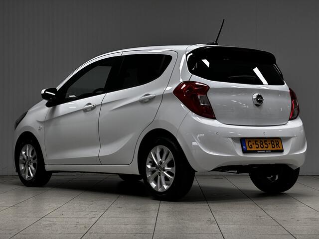 Opel KARL 1.0 ecoFLEX Innovation/ 15'' LMV/ DAB+/ Apple + Android/ Stoel + Stuurverw./ Navi/ Clima/ Half-Leder/ Cruise/ Bluetooth/ Multi. LEDER. Stuur/ Mistl./ PDC/ Extra getint glas.