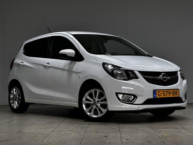 Opel KARL 1.0 ecoFLEX Innovation /Stuur + Stoelverw. /Apple + Android /DAB+! /Navi /Climat /Cruise /Elek. pakket /Bluetooth /USB /Multi. LEDER Stuur /15"LMV /PDC /Extra getint glas /Mistlampen.