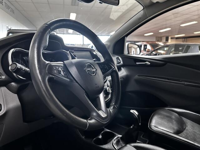 Opel KARL 1.0 ecoFLEX Innovation /Stuur + Stoelverw. /Apple + Android /DAB+! /Navi /Climat /Cruise /Elek. pakket /Bluetooth /USB /Multi. LEDER Stuur /15"LMV /PDC /Extra getint glas /Mistlampen.