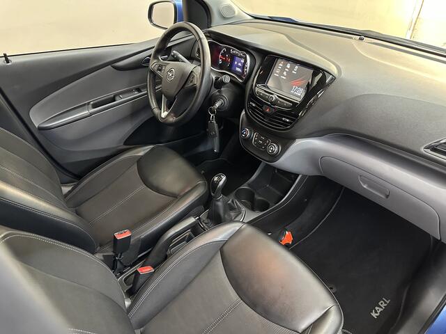 Opel KARL 1.0 ecoFLEX Innovation, 75Pk, 2018, Origineel Nederlands, Cruise control, Climate control, Stoelverwarming, Stuurverwarming, Apple carplay, Half stof/leder, 4 seizoenen banden,
