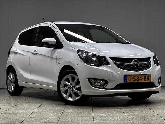 Opel KARL 1.0 ecoFLEX Innovation/ Apple+Android/ DAB+/ 15''LMV/ Half-LEDER/ Clima/ Navi/ Cruise/ Bluetooth/ Multi.LEDER.Stuur/ Elek.pakket/ Isofix/ C.V.Afstand.