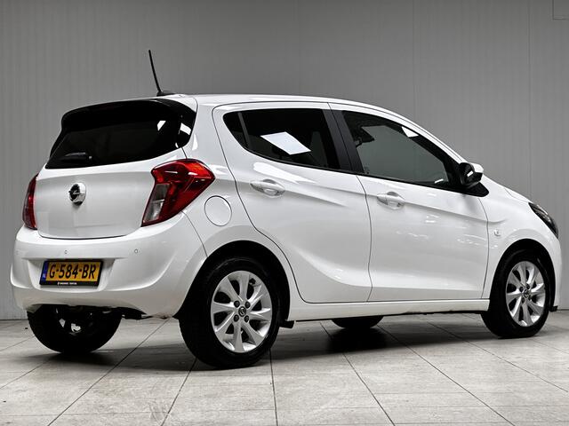 Opel KARL 1.0 ecoFLEX Innovation/ Apple+Android/ DAB+/ 15''LMV/ Half-LEDER/ Clima/ Navi/ Cruise/ Bluetooth/ Multi.LEDER.Stuur/ Elek.pakket/ Isofix/ C.V.Afstand.