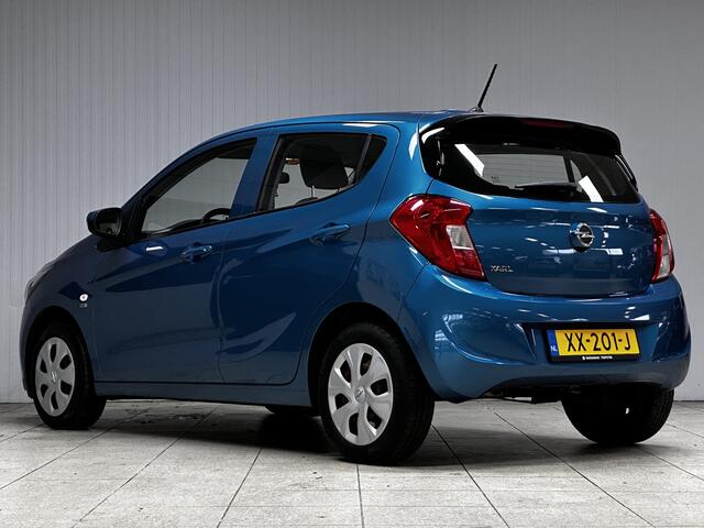 Opel KARL 1.0 ecoFLEX 120 Jaar Edition/ Airco/ Cruise/ Elek. pakket/ Isofix/ Bluetooth/ Multi. Stuur/ USB/ Getint glas/ Dagrijverl./ Dakspoiler/ Metallic lak.