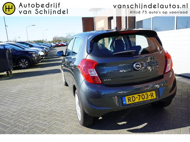 Opel KARL 1.0 ECOFLEX EDITION 1E EIGENAAR ORIGINEEL NEDERLANDS AIRCO CRUISECONTROL BLUETOOTH 4X PERF ALL SEASON BANDEN PARKEERSENSOREN ELECTR.RAMEN/SPIEGELS