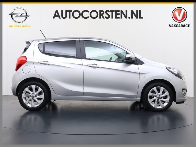Opel KARL 1.0I 75PK 5Drs Ecc Navi* Apple Carplay Android Auto Pdc Stoel+Stuurverwarming Cruise Control Innovation Isofix Bluetooth Lmv Privacy Glas City Steer ESP Mistlampen Dealeronderhouden 1e Eigenaar Origineel Nederlandse Auto