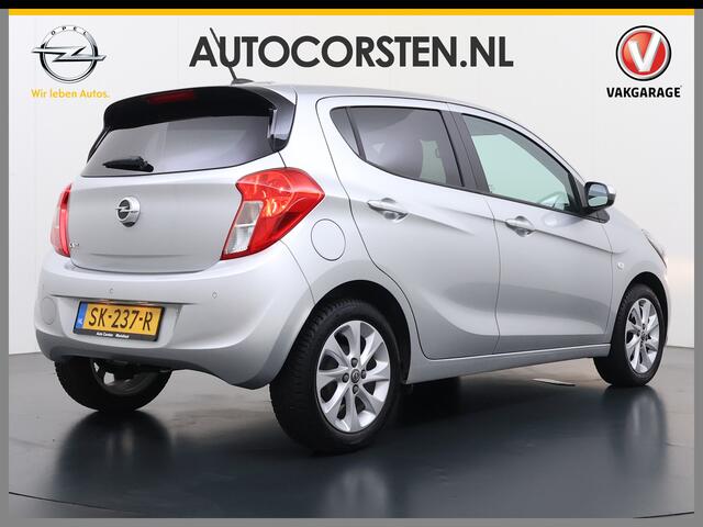 Opel KARL 1.0I 75PK 5Drs Ecc Navi* Apple Carplay Android Auto Pdc Stoel+Stuurverwarming Cruise Control Innovation Isofix Bluetooth Lmv Privacy Glas City Steer ESP Mistlampen Dealeronderhouden 1e Eigenaar Origineel Nederlandse Auto