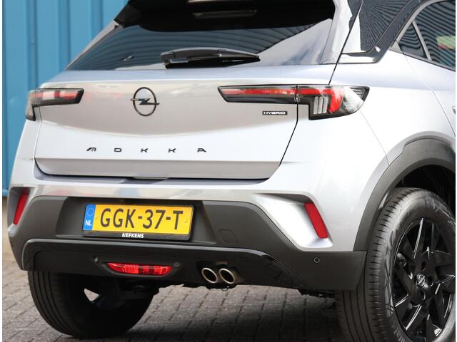 Opel MOKKA 1.2 Turbo Hybrid 136PK GS | AppleCarPlay/AndroidAuto | Alcantara/Leer | Cruise Control | Climate Control | Camera | Digitale Cockpit | Navigatie | FULL LED | Privacy Glass | TwoTone | Massage Bestuurdersstoel |