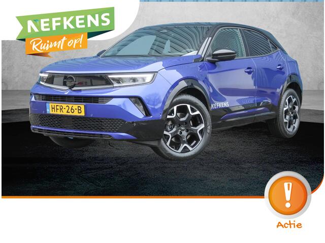 Opel MOKKA 1.2 136PK Turbo Hybrid Ultimate | AppleCarPlay/AndroidAuto | Adaptive Cruise Control | Climate Control | Camera | Digitale Cockpit | Navigatie | FULL LED | Privacy Glass | TwoTone | Isofix |