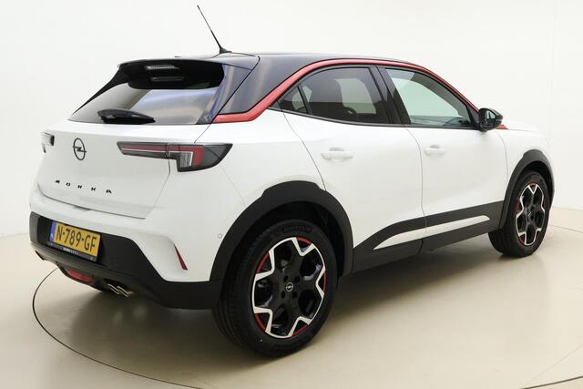 Opel MOKKA 1.2 Turbo 130pk Automaat GS | Lederen bekleding | Navi via App | Camera | Adaptive Cruise control | Keyless | Zwart dak | 18" Lichtmetalen velgen