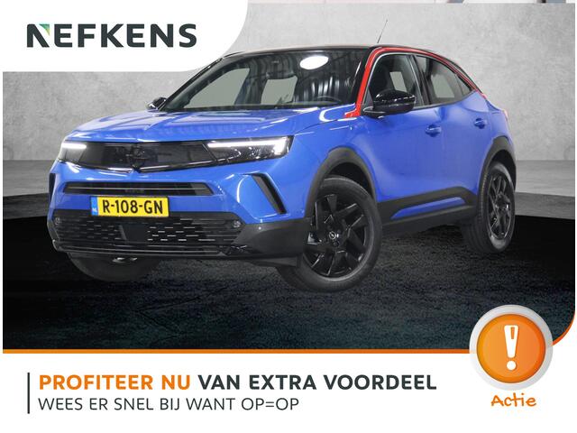 Opel MOKKA 1.2 130PK Turbo GS Line | AUTOMAAT | AppleCarPlay/AndroidAuto | Cruise Control | Climate Control | Camera | StoelVerwarming | Two-Tone | Digitale Cockpit | Navigatie | FULL LED | Isofix | Privacy Glass | Trekhaak |