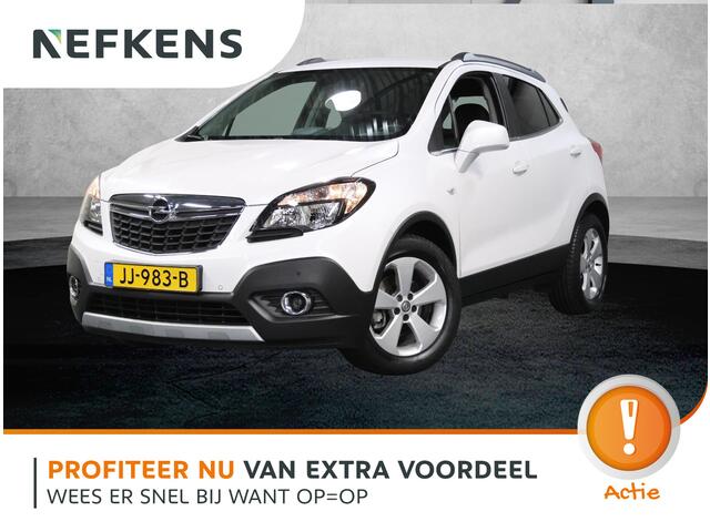 Opel MOKKA 1.4 140PK Turbo Cosmo | AGR Stoelen | Armsteun | Trekhaak | Climate Control | Cruise Control | Camera | 17" LMV | Goed Onderhouden | Isofix | Privacy Glass |