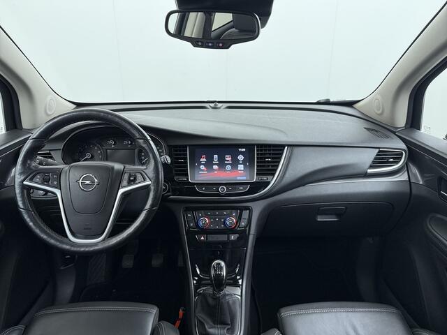 Opel MOKKA X 1.4 Turbo 141PK Leder AGR Comfort Stoelen Navi Camera Ecc Cruise Control Schuif-kanteldak Apple Carplay Android Auto Bi-Fuel Online Edition Stoel+Stuurverwarming Lmv Led Privacy Glas Pdc Zeer luxe en complete Opel Mokka!