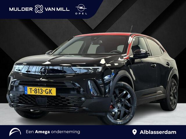 Opel MOKKA Electric GS 3-FASEN 50kWh 136pk | NAPPA LEDER | TWO-TONE! | 180° CAMERA | NAVI PRO | ISOFIX | FULL LED | 11 kW BOORDLADER | STUURVERWARMING | APPLE CARPLAY / ANDROID AUTO |