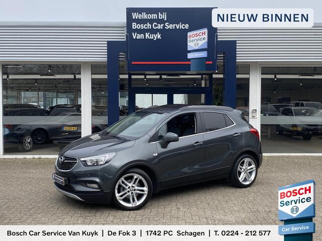 Opel MOKKA X 1.4 Turbo Innovation / NL-Auto / 2e-Eigenaar / Dealer-Onderhouden / Vol-Leder / Schuifdak /Stuur- en Stoelverwarming / Trekhaak / Apple-Carplay & Android-Auto / Cruise-Control / Climate-Control / Keyless / DAB Radio-Bluetooth / PDC V+A met Camera / 19''