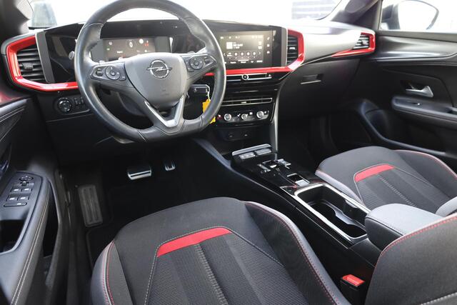 Opel MOKKA 1.2 Turbo GS TREKHAAK HALF-LEER STOEL/STUURVERW. 360-CAMERA LANE-ASSIST ACC CARPLAY DAB NAVI 2XPDC LMV ENZ..