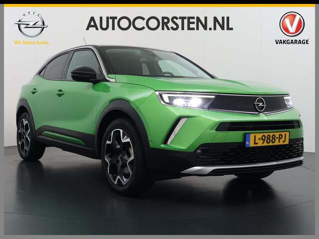 Opel MOKKA Mokka-e Ultimate 50kWh 3-Fase Warmtepomp Adap.Cruise Stuur+Stoelverwarming Navi 360°Camera Ecc Apple Carplay Android Auto Pdc 11kw Laden SOH 88% Matrix Led Keyless Lmv DAB Lane Assist Privacy Glas Dealeronderhouden Origineel Nederlandse Auto Super Complee