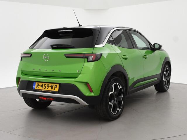 Opel MOKKA Mokka-e ULTIMATE 50 KWH TWO TONE 94% SOH + LEDER/ALCANTARA | STOEL/STUURVERW. | 18 INCH | MATCHA GREEN