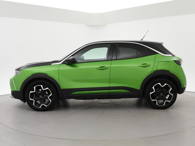 Opel MOKKA Mokka-e ULTIMATE 50 KWH TWO TONE 94% SOH + LEDER/ALCANTARA | STOEL/STUURVERW. | 18 INCH | MATCHA GREEN