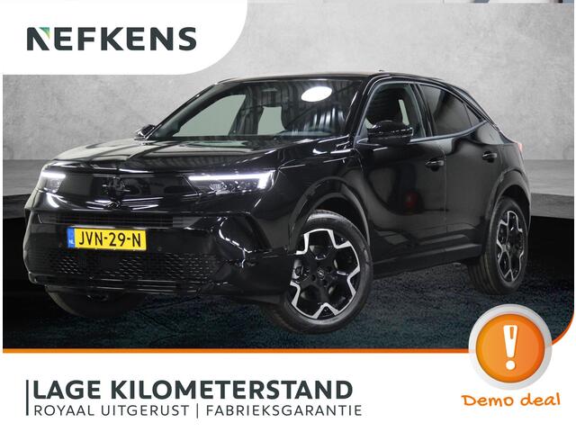 Opel MOKKA 1.2 145PK Turbo Hybrid GS | 1ste eigenaar | Alcantara | Stoel/Stuurverwarming | Massagestoel | FULL LED | Camera | Privacy Glass | AppleCarPlay/AndroidAuto | Navigatie | Adaptief Cruise Control | Keyless | Isofix |