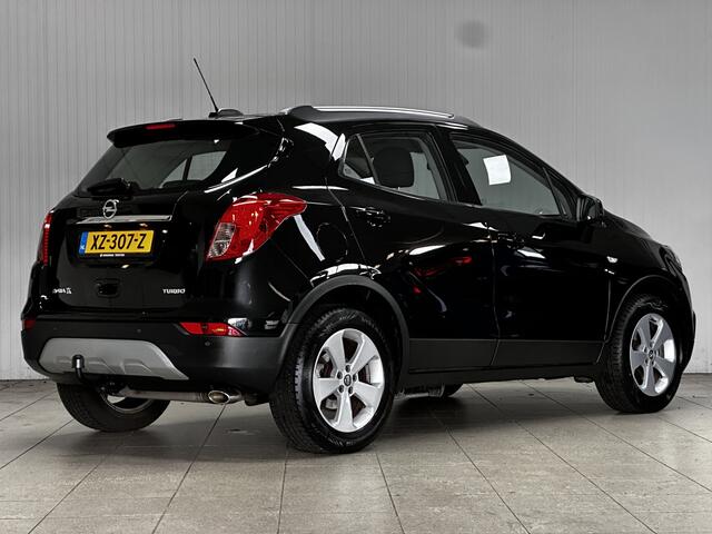 Opel MOKKA X 1.4 Turbo Innovation/ AUTOMAAT!/ Trekhaak/ 140pk!/ 17'' LMV/ Facelift/ Apple + Android/ PDC V+A/ Bluetooth/ Navi/ Clima/ Cruise/ Armsteun/ Multi. LEDER. Stuur/ Mistl./ Dakrails/ LED Dagrijverl.