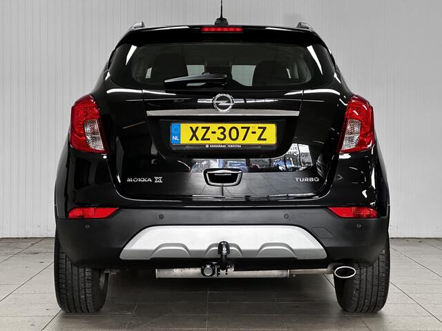 Opel MOKKA X 1.4 Turbo Innovation/ AUTOMAAT!/ Trekhaak/ 140pk!/ 17'' LMV/ Facelift/ Apple + Android/ PDC V+A/ Bluetooth/ Navi/ Clima/ Cruise/ Armsteun/ Multi. LEDER. Stuur/ Mistl./ Dakrails/ LED Dagrijverl.