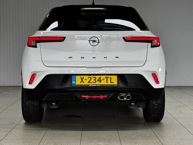 Opel MOKKA 1.2 Turbo GS Line/ Automaat/ Apple + Android/ Camera/ Two-Tone/ LED Koplampen/ DAB+/ Zwarte-Hemel/ Extra getint glas/ Lane-Assist./ Bluetooth/ Multi. LEDER. Stuur/ Half-Leder/ LED Mistl.