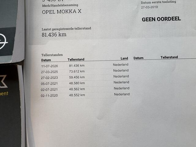Opel MOKKA X 1.4 Turbo Innovation, leder, climate/cruise/elek. schuifdak/camera