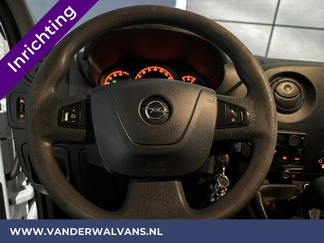 Opel MOVANO 2.3 CDTI 146pk L2H2 inrichting met omvormer Euro6 Airco | Navigatie | Cruisecontrol | 2500kg Trekhaak Imperiaal, trap, parkeersensoren, bijrijdersbank