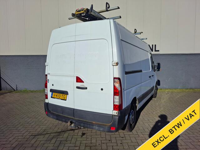 Opel MOVANO 2.3CDTI BiTurbo 146pk L2H2 3-Pers.Airco Cruise Trekhaak Pdc Schuifdeur ESP Bluetooth Betonplex Vloer Wandbetimmering Allesdragers EURO6 2.500KG Trekgewicht