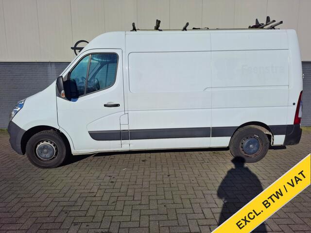 Opel MOVANO 2.3CDTI BiTurbo 146pk L2H2 3-Pers.Airco Cruise Trekhaak Pdc Schuifdeur ESP Bluetooth Betonplex Vloer Wandbetimmering Allesdragers EURO6 2.500KG Trekgewicht