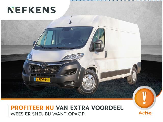 Opel MOVANO GB Zwaar Edition L3H2 2.2 165PK | Airco | Camera | Grip Control | Cruise Control | Armsteun | Trekhaak | 3 Zits | Houtenlaadvloer/Latbetimmering | Navigatie | Parkeersensoren | All Season Banden |