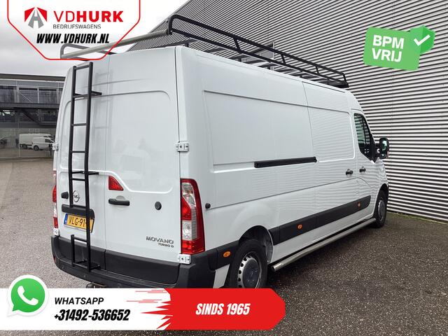 Opel MOVANO 2.3 Turbo 136PK L3H2 Camera/ Climate/ Cruise/ PDC/ Trekhaak / 2,5T trekgew./ Imperiaal+trap/ Side Bars/ NL Auto