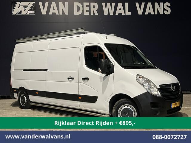 Opel MOVANO 2.3 CDTI L3H2 Euro6 *Rijklaar Direct Rijden* Airco | Imperiaal | 2500kg Trekhaak | Cruisecontrol | Parkeersensoren Sidebars, Bijrijdersbank
