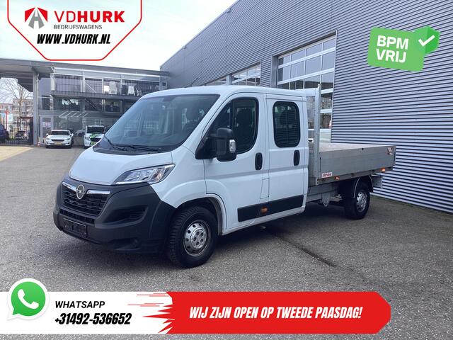 Opel MOVANO 2.2 140 pk DC Dubbel Cabine Open Laadbak/ 7 Pers./ 2.5t Trekverm./ Cruise/ Airco/ 288x215x35/ Pick up