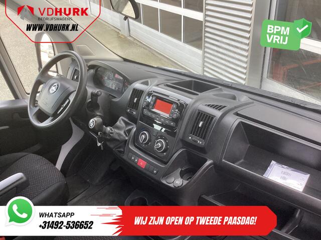 Opel MOVANO 2.2 140 pk DC Dubbel Cabine Open Laadbak/ 7 Pers./ 2.5t Trekverm./ Cruise/ Airco/ 288x215x35/ Pick up