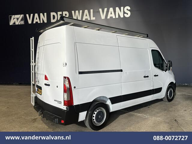 Opel MOVANO 2.3 CDTI 146pk L2H2 Euro6 Airco | Imperiaal | Navigatie | Camera | Cruisecontrol | 2500kg Trekhaak Parkeersensoren, Trap, Bijrijdersbank