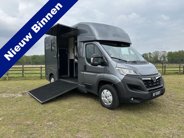 Opel MOVANO AKX 2-paards paardenvrachtwagen B-rijbewijs 3000KG trekhaak!