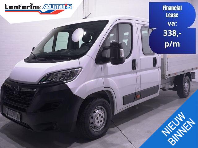 Opel MOVANO 2.2d 140 pk Pick Up / Open Laadbak Dubbel Cabine 7p Airco, Cruise Control, LxBxH 280x210x40 cm