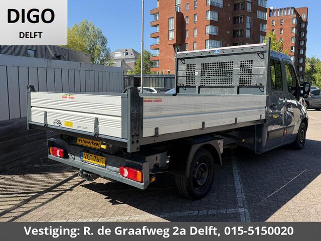 Opel MOVANO 2.3 CDTI BiTurbo L3 DC Kipper (ex.BTW) Dubbele Cabine | Airco | Elektrische ramen |