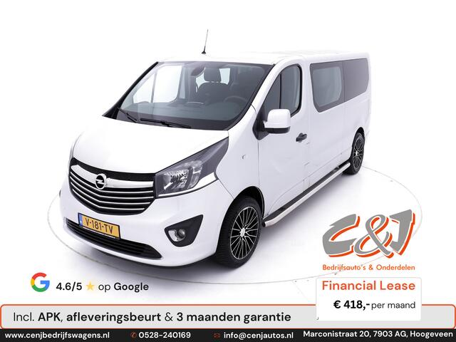 Opel VIVARO 1.6 CDTI L2H1 Dubbel Cabine Sport bi-turbo airco navi cruise 418,- p/md